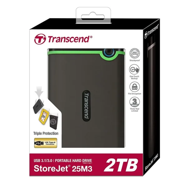 Transcend StoreJet 25M3 2TB