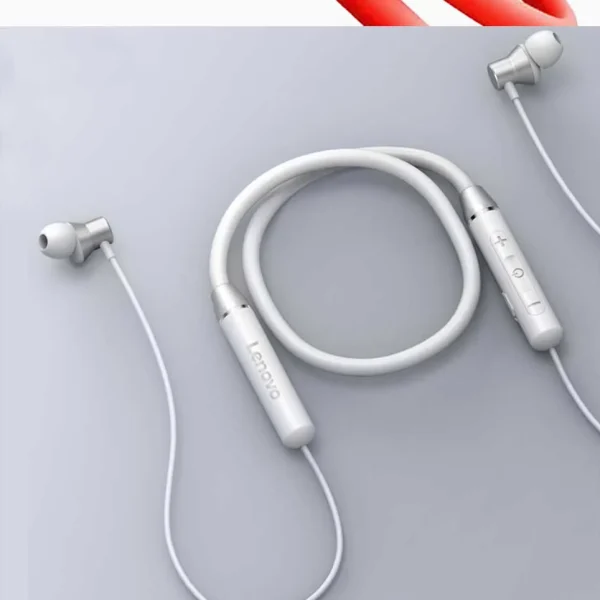 Lenovo HE05 White Neckband